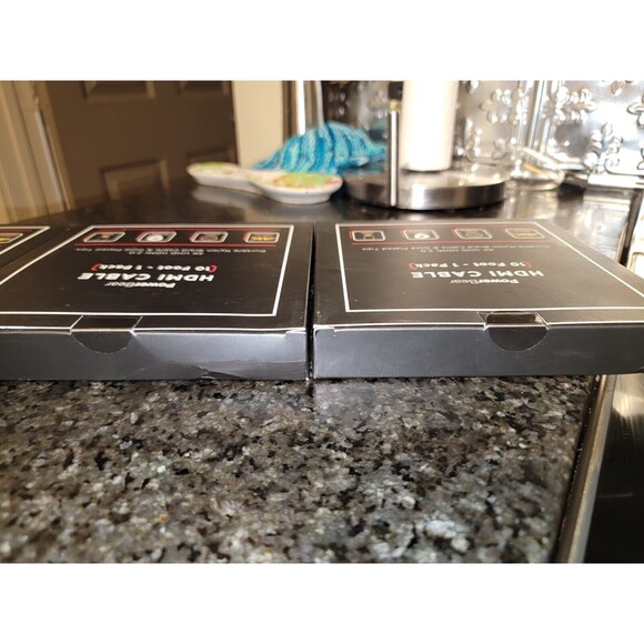 PowerBear HDMI Cable 10 Ft 4K UHD HDMI 2.0 Nylon Braid Cable & Gold Plated Tips - Picture 5 of 16